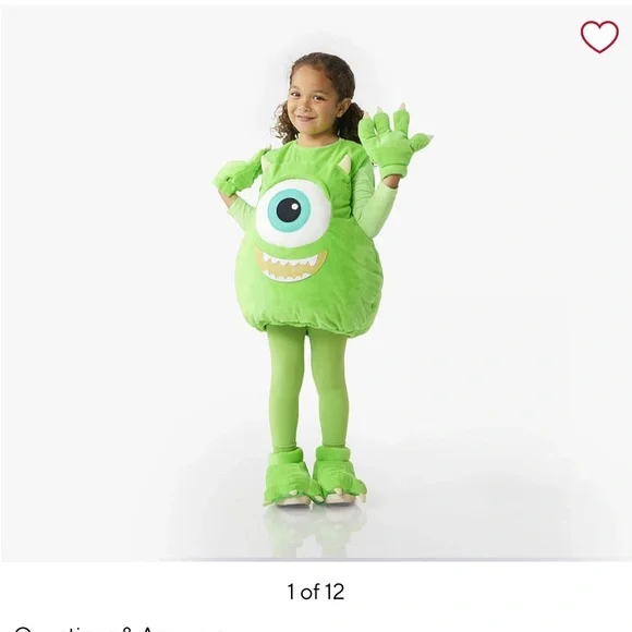 Pottery Barn Kids Mike Halloween costume‎ - Picture 2 of 10